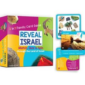Family Card Game Reveal Israel Explorer Edition Match, Quiz & Spin through the Land of Israel