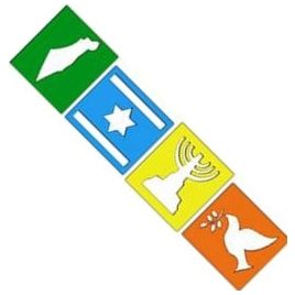 Symbols of Israel Jewish Stencil  Set of 4 Map of Israel Flag Degel Menorah Dove with Olive Branch