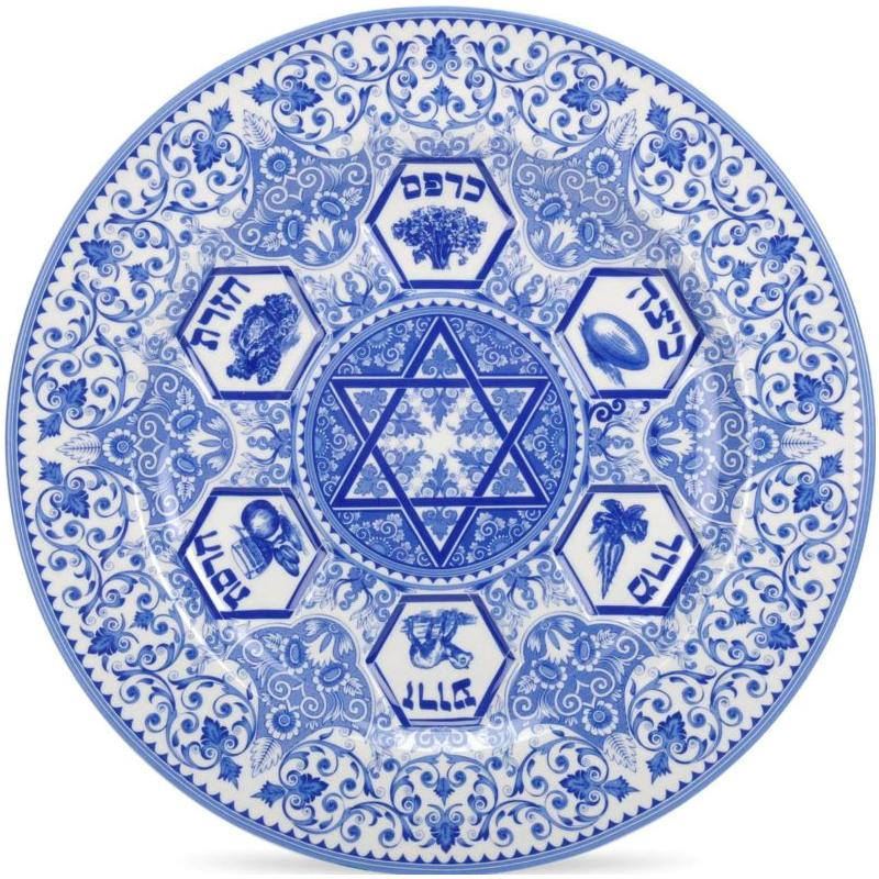 ONE of a Kind Spode Renaissance Passover Seder Plate & Optional Matzah Tray