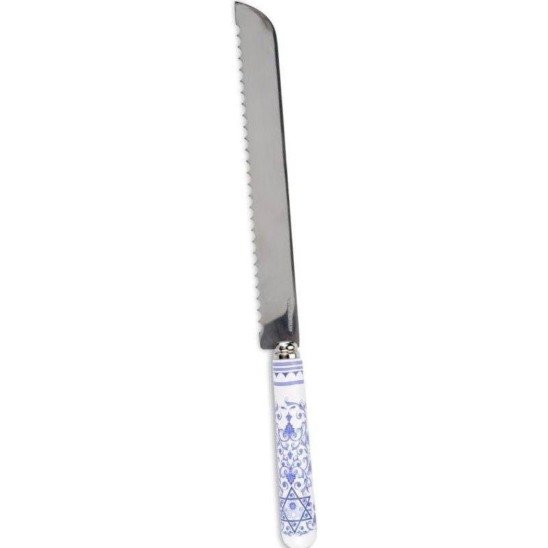 Challah Knife Porcelain and Steel