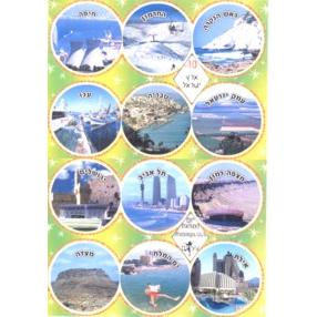 Sights of Israel Jewish Stickers Pack of 120