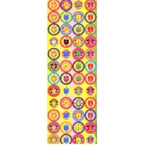 Colorful Chanukah Stickers 6 Sheets / Pack