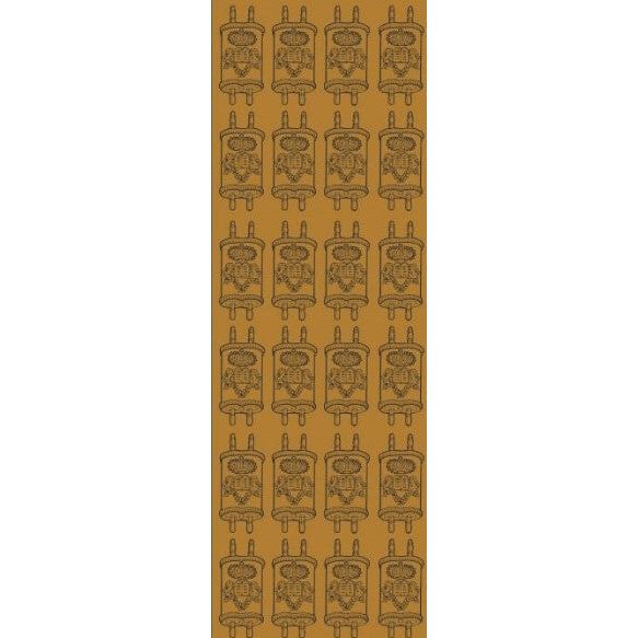 Sefer Torah Gold Foil Jewish Stickers Medium Set of 120 Stickers