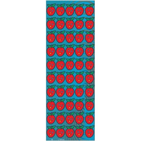 Apple Smiley Die-cut Small Stickers 6 sheets