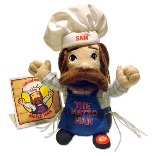 SAM  the Dancing Streit’s Matzo Man Music 9" Jewish Passover Toy