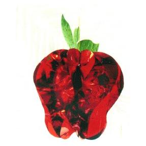 Apple Foil Decoration - Great for Sukkah!