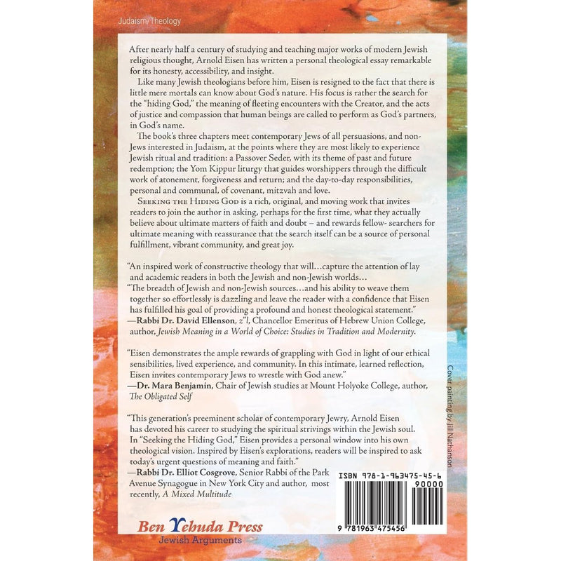 Seeking the Hiding God: A Personal Theological Essay (Jewish Arguments)