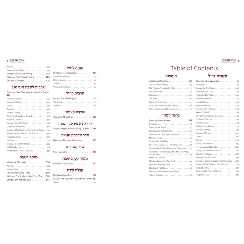 Linear Siddur BIUR Tefillah Complete Blended Translation Explanation Nusach Sefard (POLIN) Hebrew English