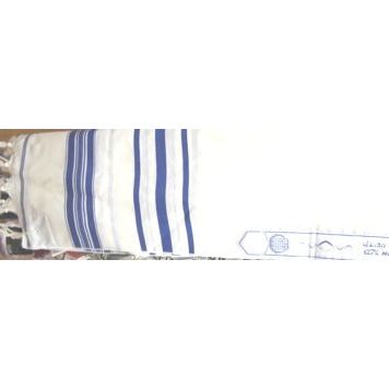 Blue / Silver or Gold  / Lurex Wool Tallit / Talis 18" x 72" Design may vary Web Offer 10% off