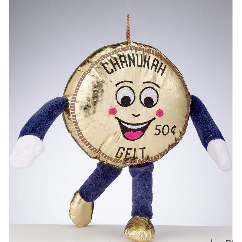 Plush Chanukah Gelt Coin Doll