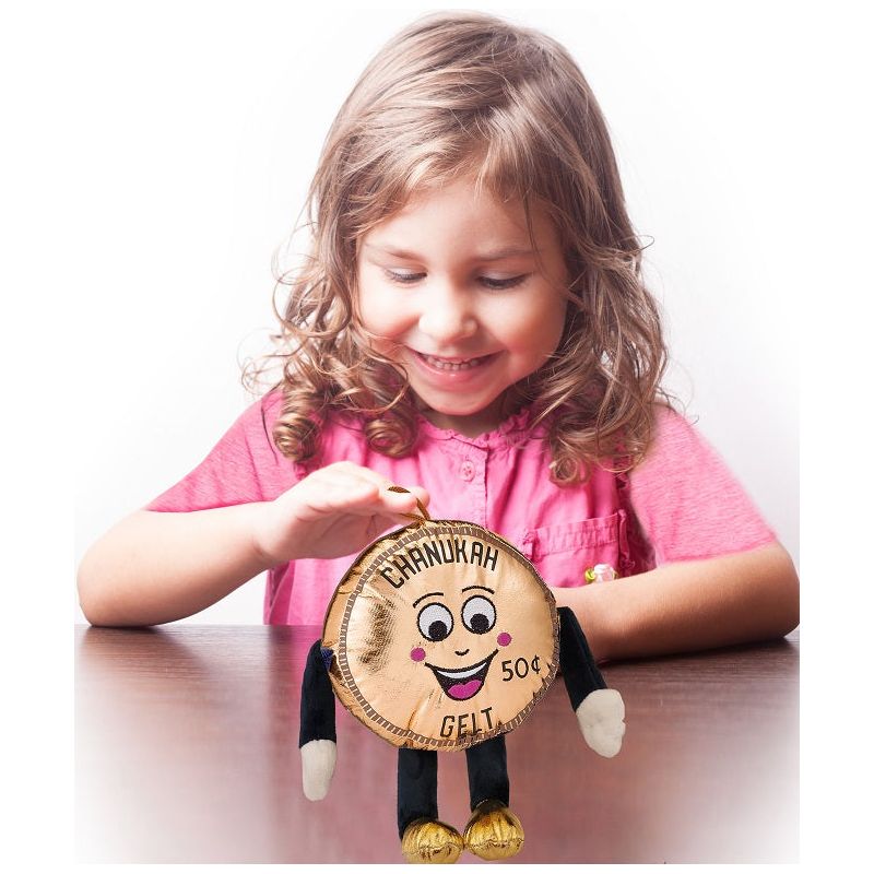 Plush Chanukah Gelt Coin Doll
