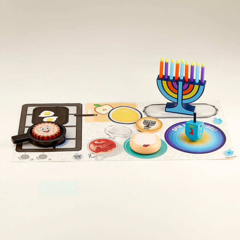 Chanukah Deluxe Wood Children's Play Set Great Quality