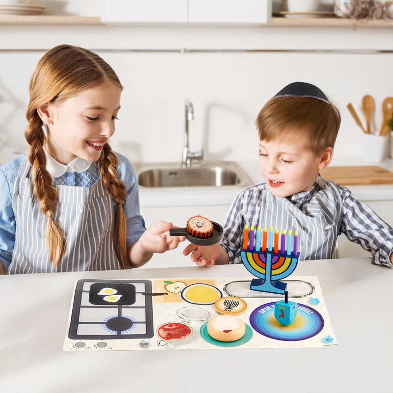 Chanukah Deluxe Wood Children's Play Set Great Quality
