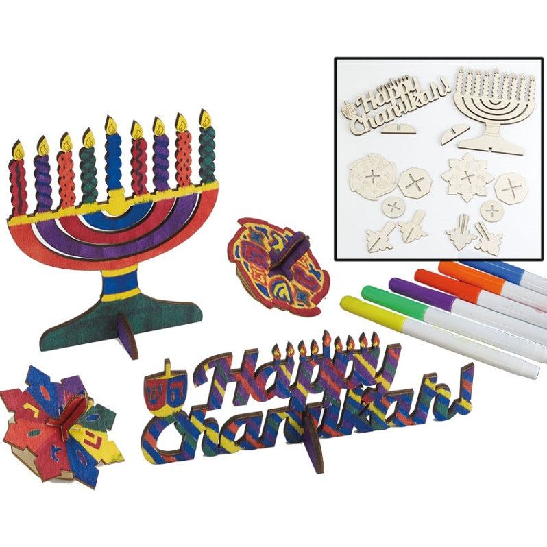 Do-it-Yourself Chanukah Wood Craft Paint Kit