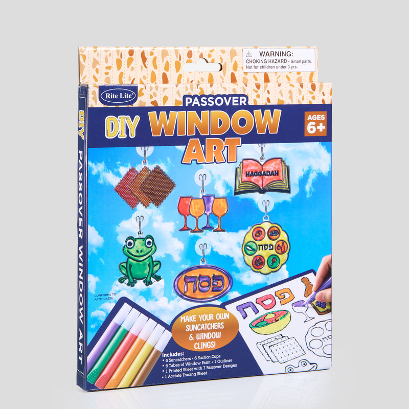 Passover Window Art Celebrate Passover with color and creativity! 6 Passover Plastic Suncatchers