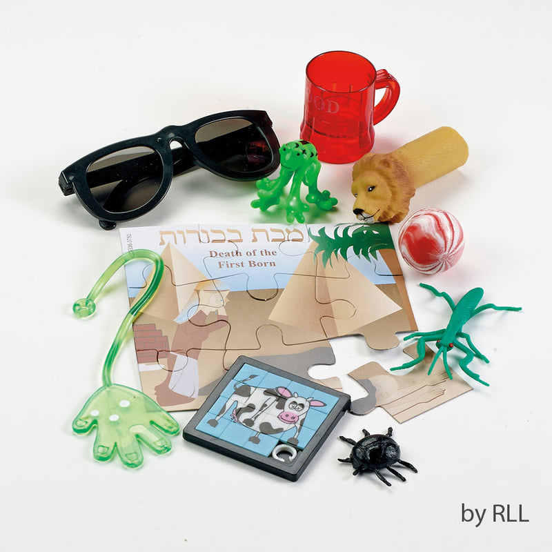 Passover Can of Plagues One Toy for Every Plague In A Collectible Tin!