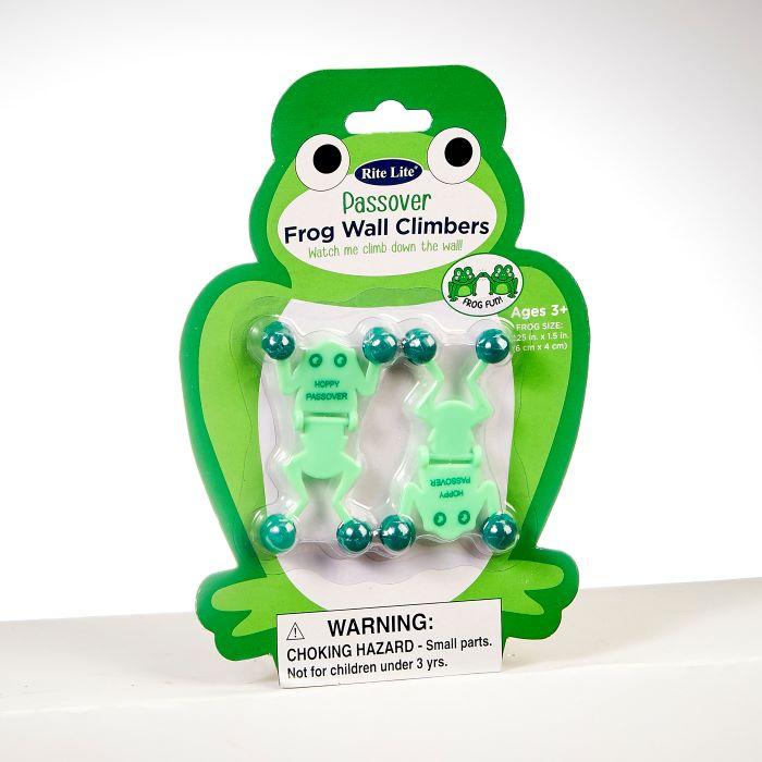 Set of 2 Passover Frog Wall Climbers  A great Afikoman gift
