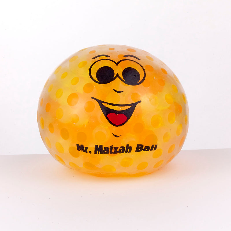 Squish Matzah Ball Filled With Yellow &amp; Brown Beads! Passover Toy