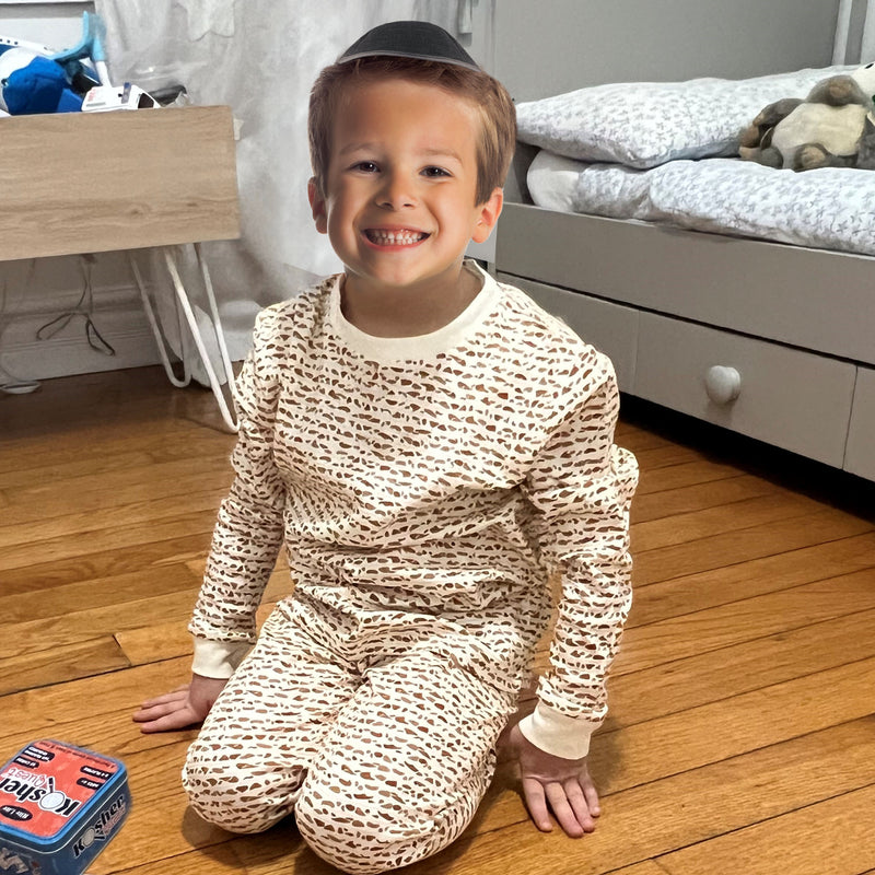 Passover Matzah Design Pajamas For Kids Super Soft 100% Cotton Available in many sizes