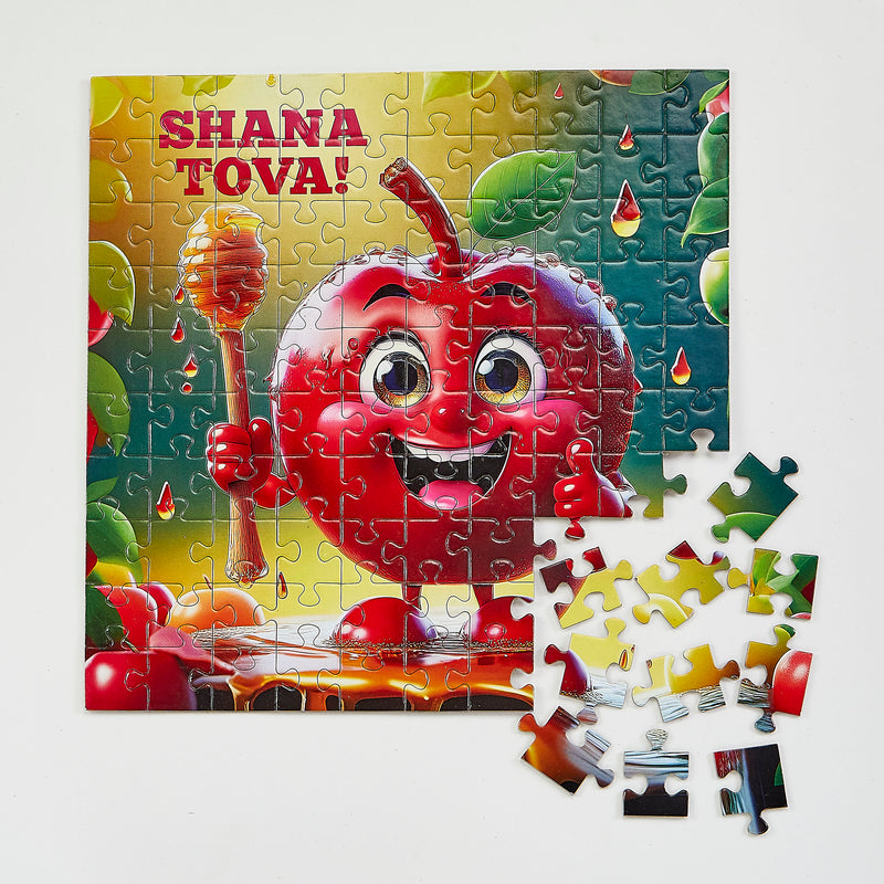 100 Piece Shana Tova Jigsaw Rosh Hashana Puzzle Ages 6+