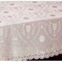 White Tablecloth Size 60 X  90 inches