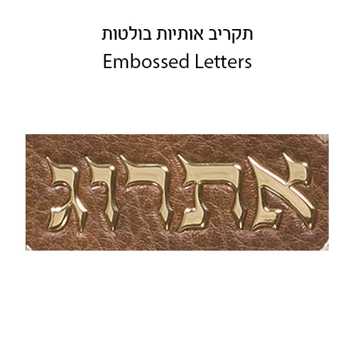 Faux Dark Brown Leather Etrog Box Esrog Travelling Holder with Thermal Insulation