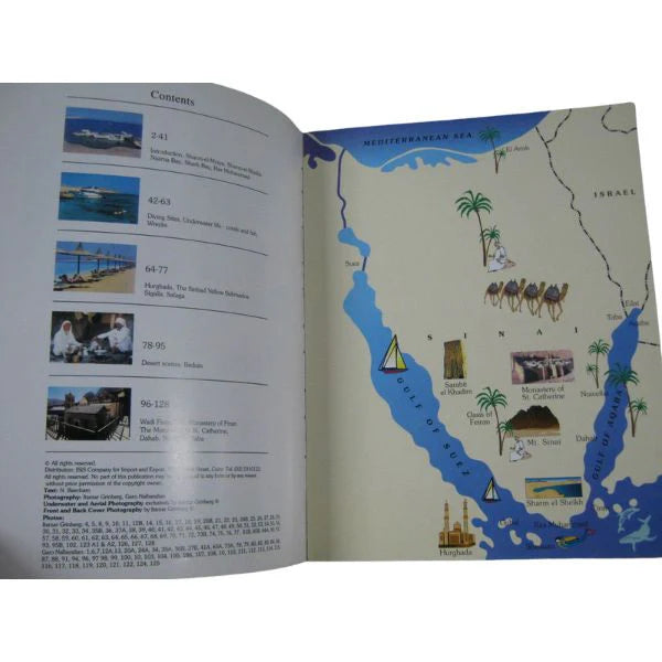 Sinai and the Red Sea Pictorial Guide and Souvenir with 247 color photos