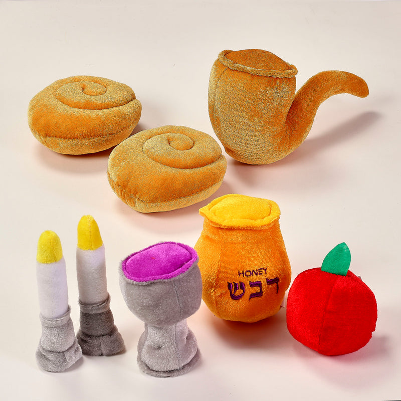 My Super Soft Rosh Hashanah DELUXE Toy Set of 8 Plush Pieces