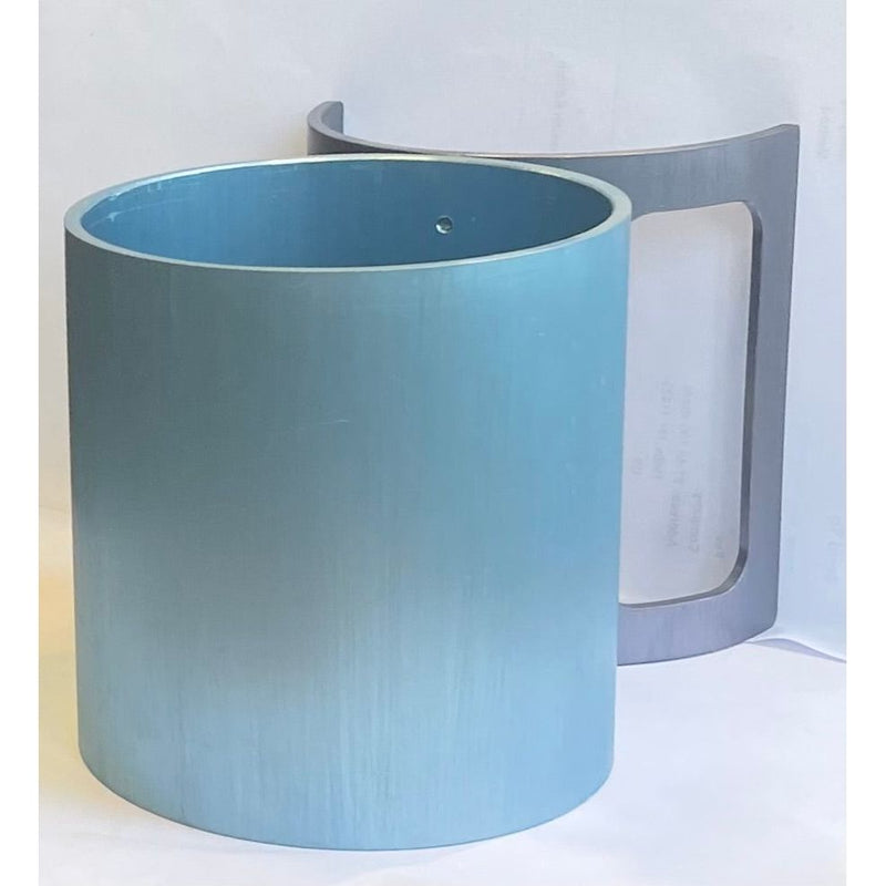 Contemporary Design Anodized Aluminum Minimalist Art Netilat Yadaim Washing Cup