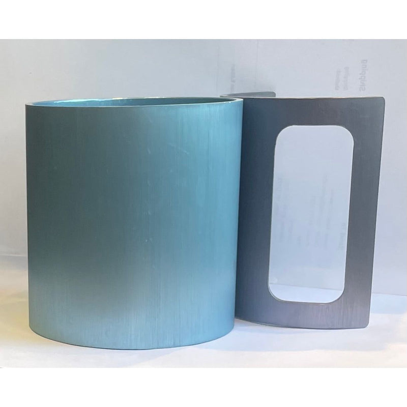 Contemporary Design Anodized Aluminum Minimalist Art Netilat Yadaim Washing Cup