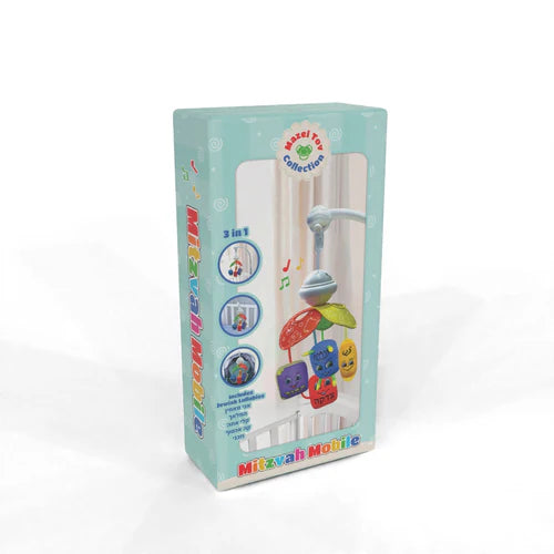 Mitzvah Crib Mobile from Mazel Tov Collection Includes 5 Jewish Lullabies A Great New Baby Gift