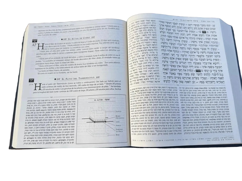 Gutnick Jumash Español Completo - Edicion Sinagoga Chumash Hebrew Spanish Synagogue Edition 5 volumes in 1 book