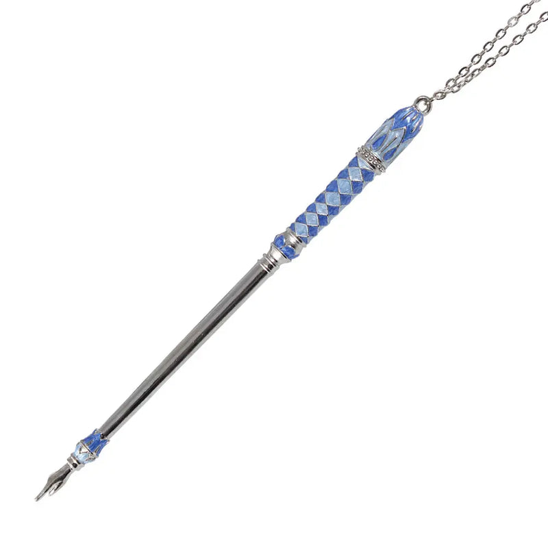 Blue Enamel Silver Plated Torah Pointer 8" with 16"