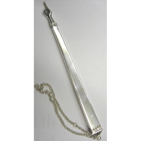 925 Sterling Silver Yad Torah Pointer 7" Made in Israel by Nadav