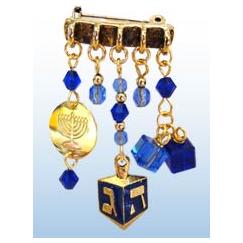 Chanukah Pin Dreidel Menorah Gifts By Yontifications