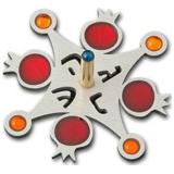 Designer Pomegranates Dreidel by Yossi Steinberg Made in Israel