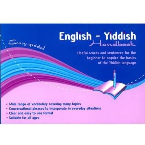English-Yiddish Handbook. By C. Tondowski
