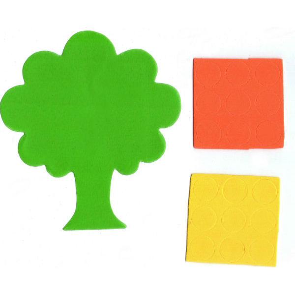 Tu B'Shevat Polyfoam Cutouts - Trees  set of 20 Great for Projects