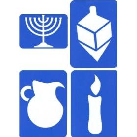 Chanukah Stencil Set of 4