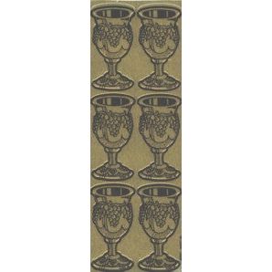 Gold Foil Kiddush Cups Jewish Jumbo Stickers Set of 36