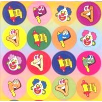 Purim JUMBO Dots Jewish Stickers Set of 336