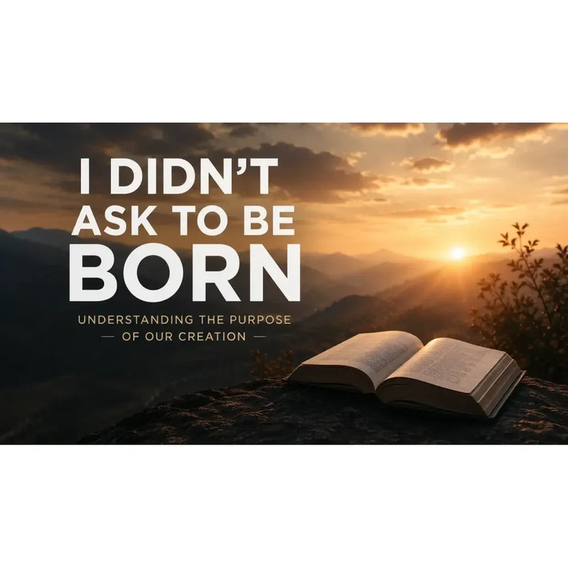 I Didn’t Ask to Be Born Understanding the Purpose of our Creation by Rabbi Manis Friedman & Dr. Elad ben Elul