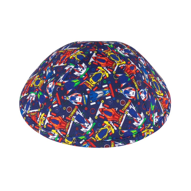 IKIPPAH RACING CARS YARMULKE size 3