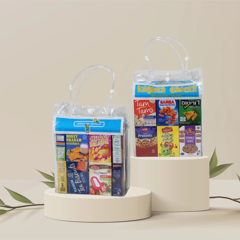 Kosher Grocer Toy Snack Pak Playset of 14 Boxes in the Pack