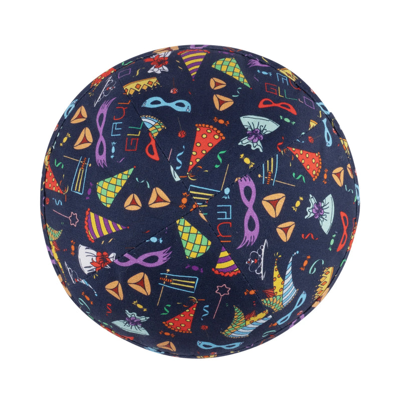 PURIM HATS YARMULKE 100% Cotton Children's Kippah Yarmulke Multicolor by IKIPPAH