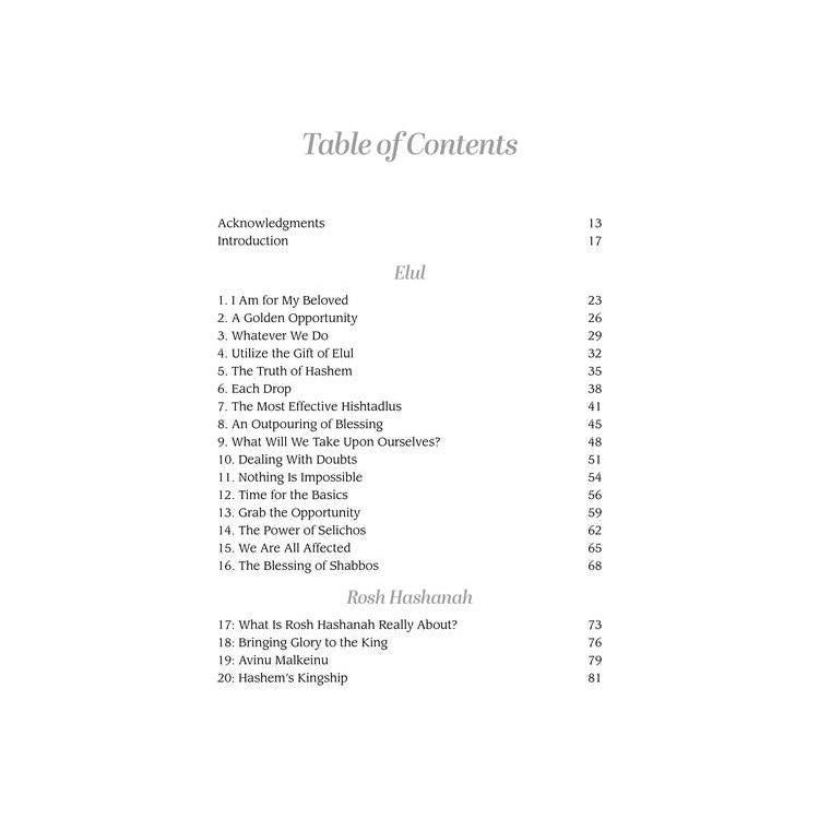 Living Emunah on Yamim Noraim Gaining faith from the Days of Awe