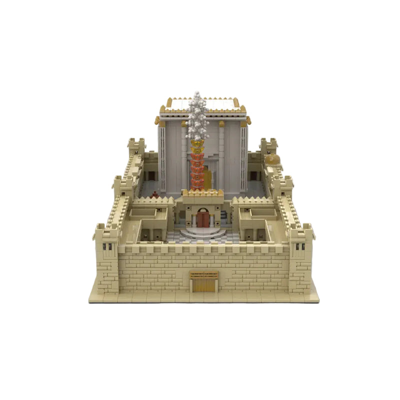 Holy Temple of Jerusalem Second Beit Hamikdash Brick Model (similar to Lego) 742 Pieces