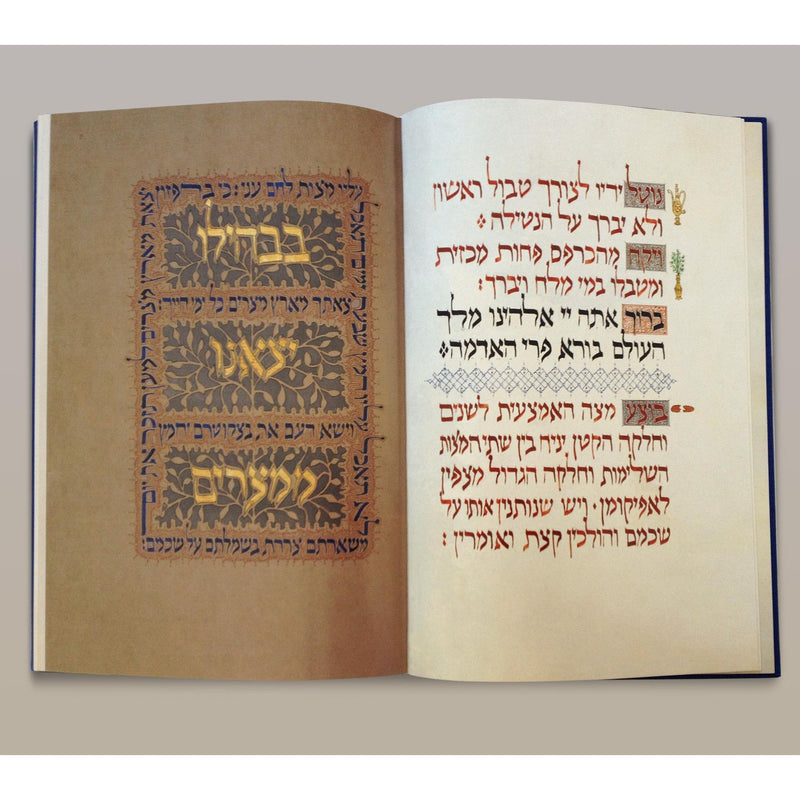 Moss Haggadah : Deluxe Artist’s Revised Edition 2 Volumes  Haggadah Written & illuminated by David Moss