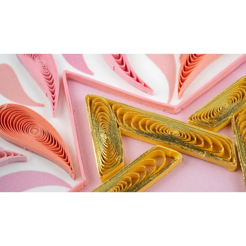 Mazel Tov on Your Bat Mitzvah Jewish Luxury Quilling Greeting Card Hand Made by Women Artisans
