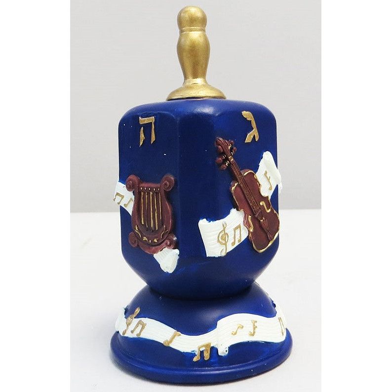 Polystone Musical Instruments Dreidel and Stand